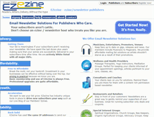 Tablet Screenshot of ezezine.com